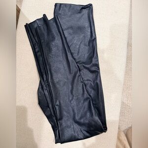Commando Black Faux Leather Pants